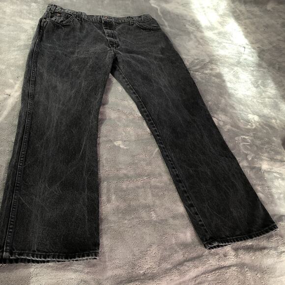 Genuine Dickies Men's Duck Utility Jeans 38 X 30 Black Dark Wash Straight - Picture 11 of 11